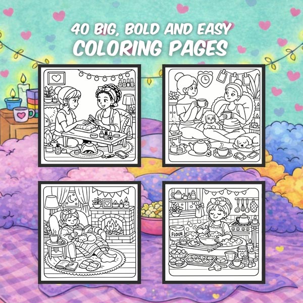 Best Friends Coloring