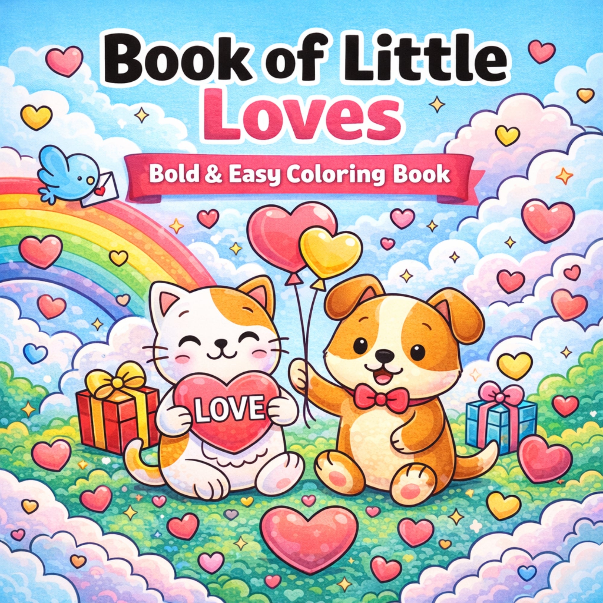 Cuddly Cupid Coloring
