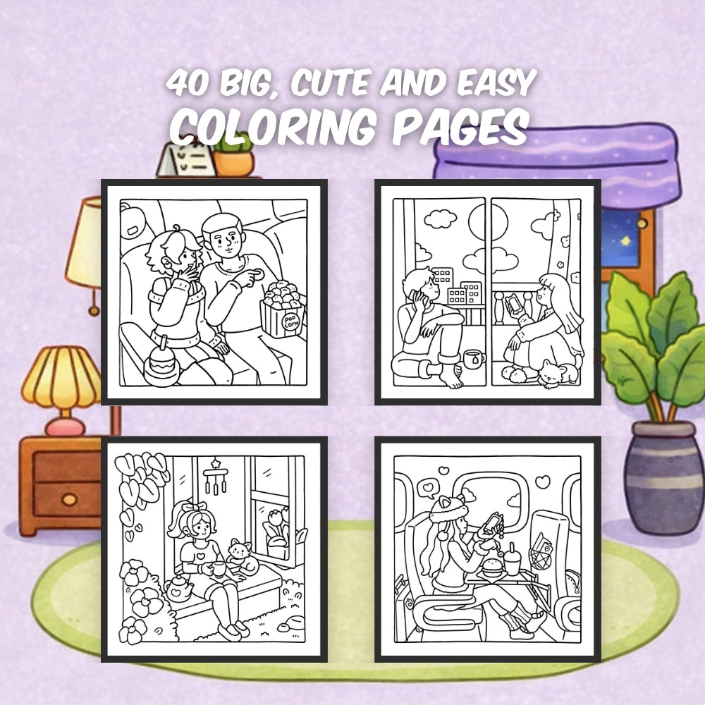 Chill Moments Coloring