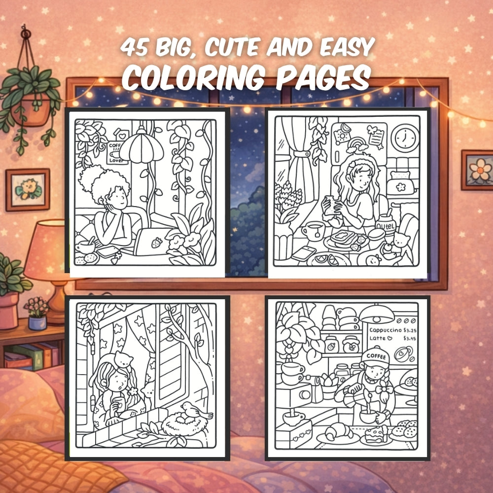 Girl Moments Coloring