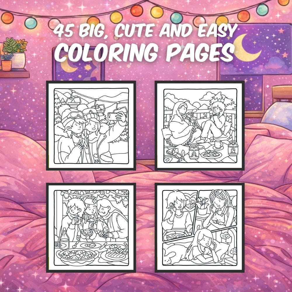 Girl Moments Coloring