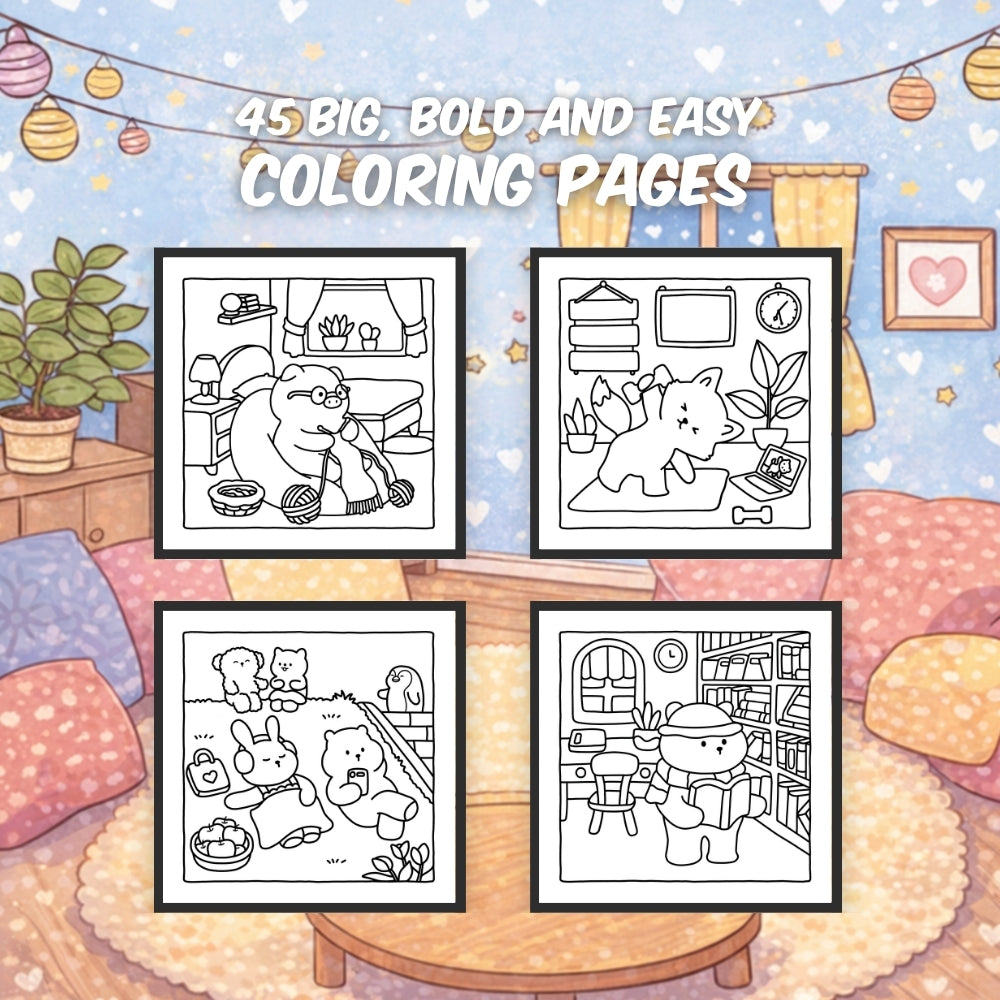Hygge Cuties Coloring
