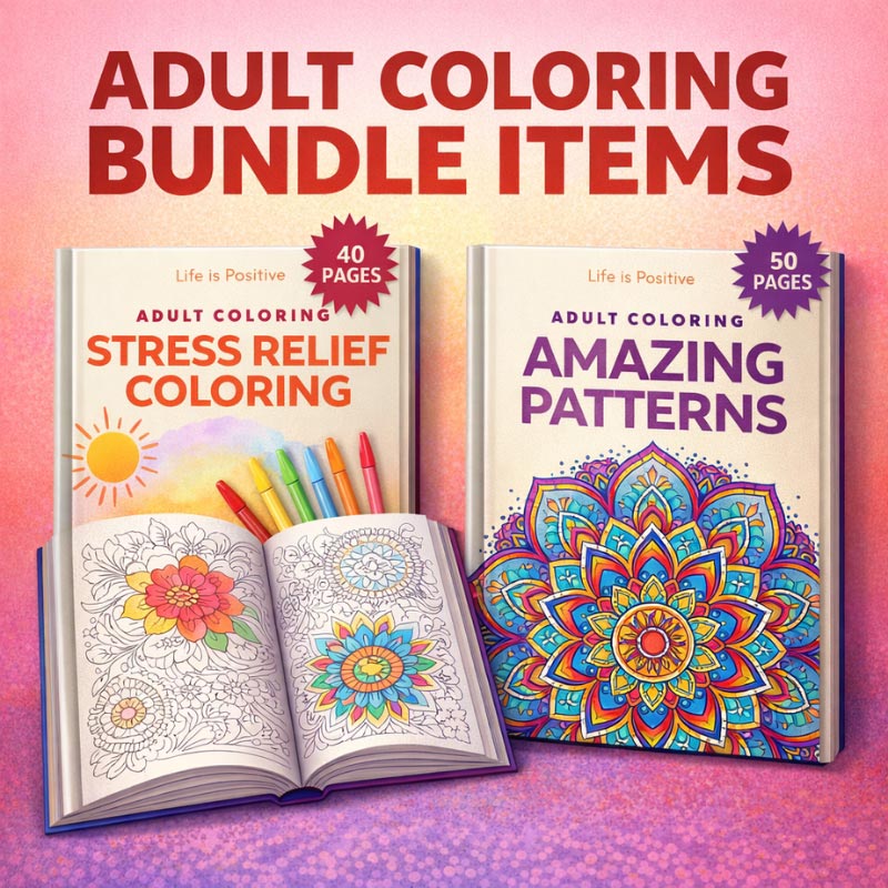 Adult Coloring Bundle