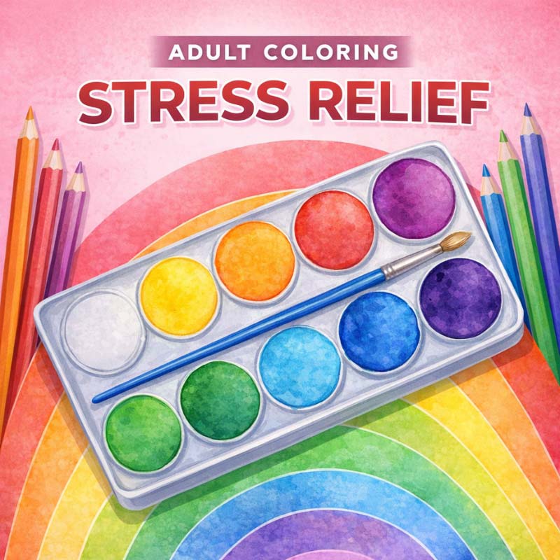 Coloring And Stress Relief