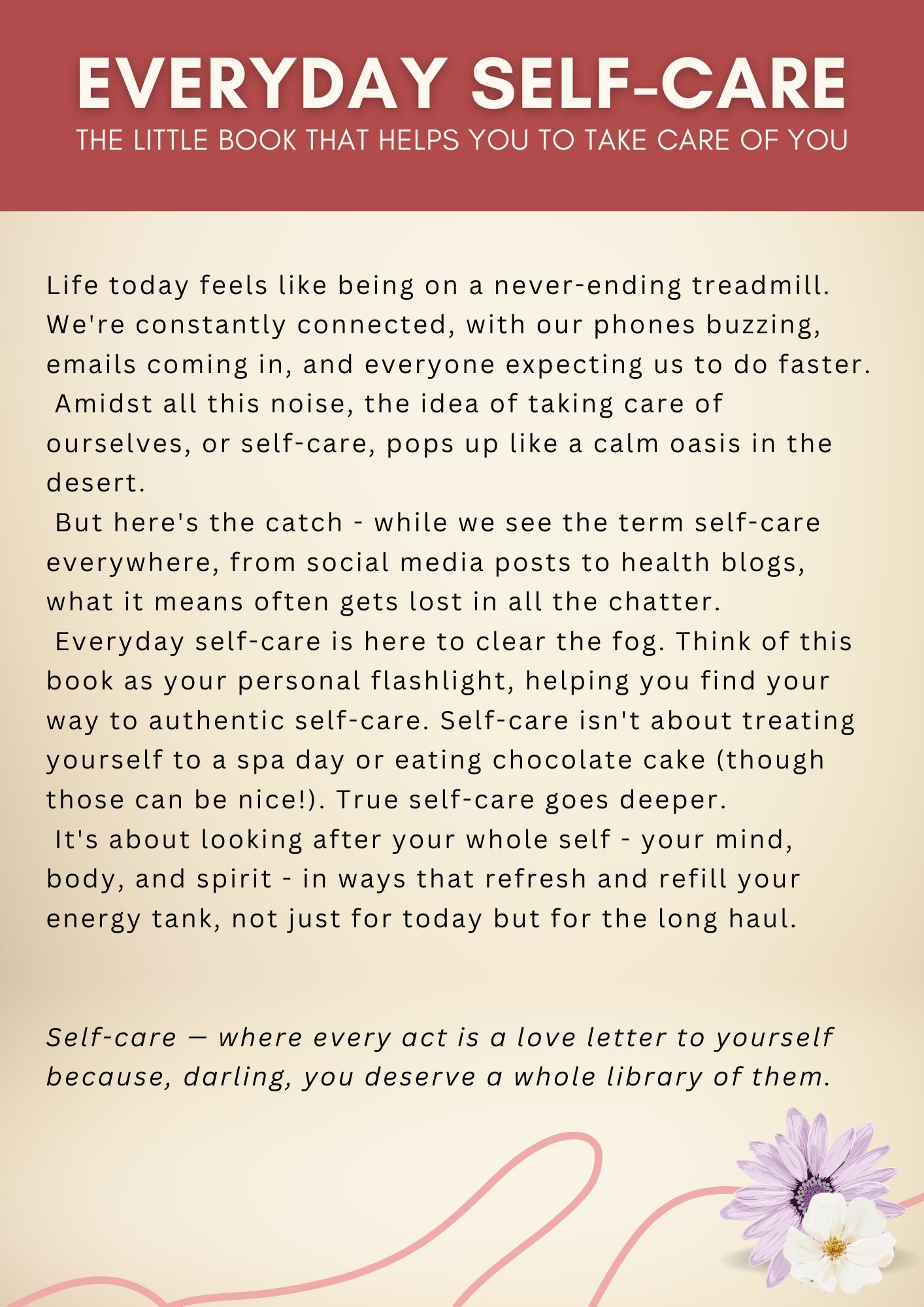 Everyday Self-Care eBook